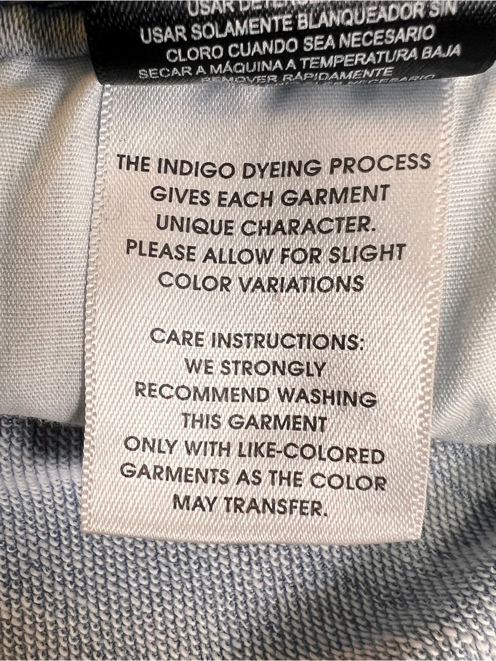 32 Degrees Cool Denim Skirt Sz 10 Blue Light Wash Stretch Casual Knee Length EUC